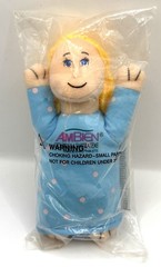 RARE Vintage AMBIEN Sleepy Girl Plush Beanbag Doll – Pharmaceutical Promo! NEW!