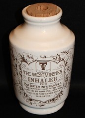 VINTAGE PHARMACEUTICAL ELI LILLY WESTMINSTER INHALER w/THE STORY OF INHALERS
