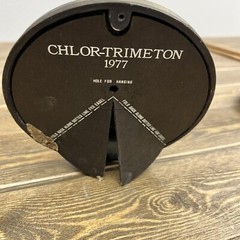 Chlor Trimetron 1977 Diameter Brass RX Plaque