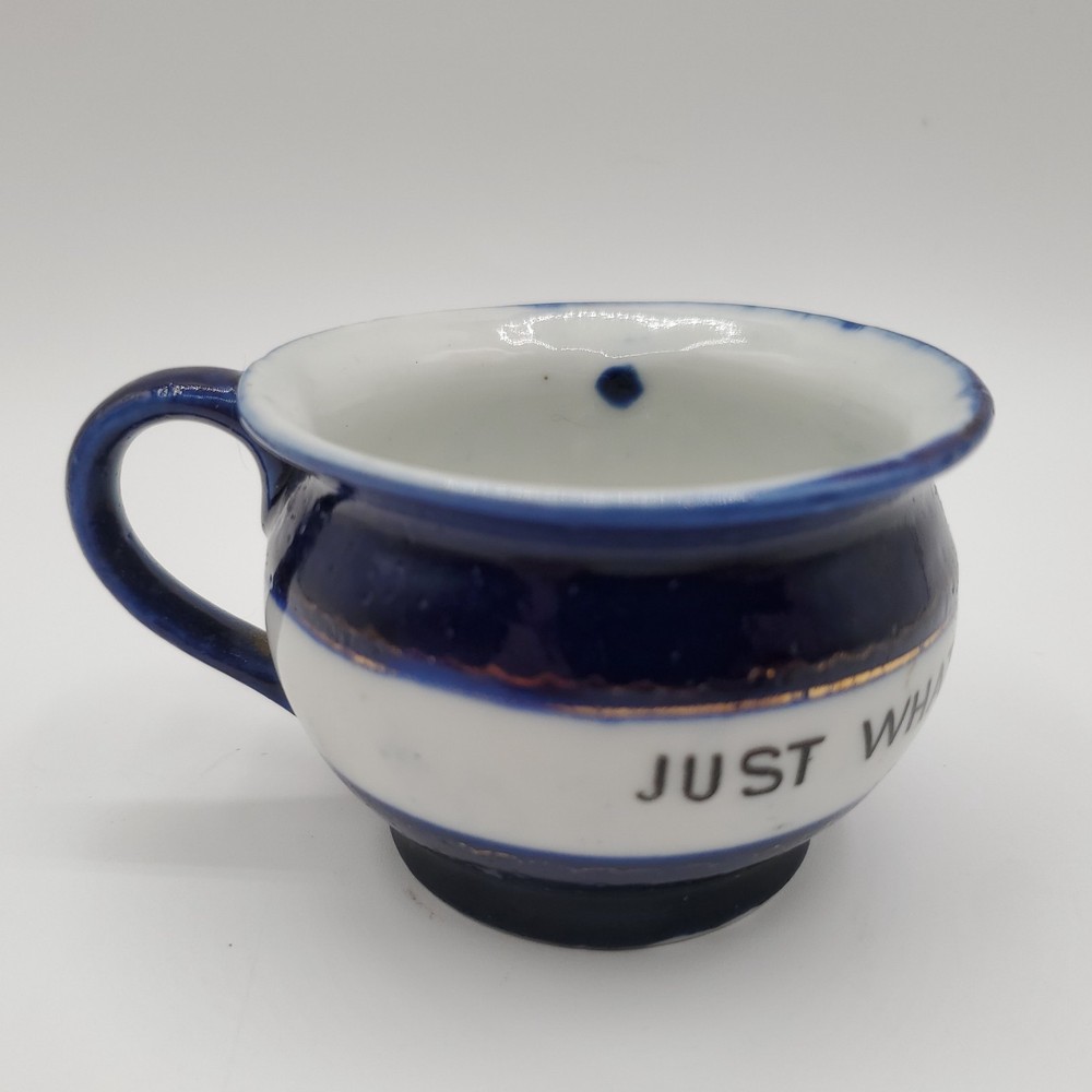 Vintage Porcelain Medicine Cup Just What The Doctor Ordered Germany VGC 2.75″