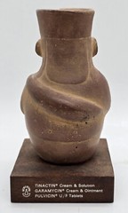 Vintage Schering Pharmaceutical Advertising Mochica Medicine Man Figure Tinactin