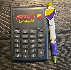 Avodart Calculator And Pen Pharmaceutical Drug Rep Promo Lot Vintage