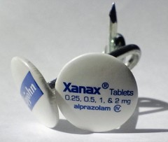 RARE Xanax Upjohn Promo Nail Puzzle • Vintage 80s Pharma Advertising Collectible