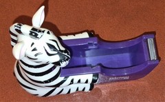 Vintage Pharma Rep Zebra Desk Tape Dispenser Promotional