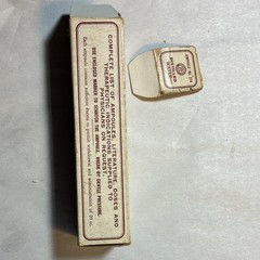Parke Davis & Co. Distilled Water Glassptic Glass Ampoule 20cc in Box 1935