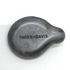 Vtg 1950-60s Parke-Davis Tabron Pharmaceutical Fetus Baby Pewter Paperweight