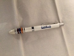 Lyrica Drug Rep. Heavy Metal Rare White Multi Color Pen