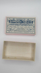 Vintage Cardboard Prescription Pill Box Barrett Bros. Pharmacy Gorham NH 3”