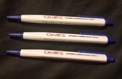 OxyContin Drug Rep Pharmaceutical Ballpoint Pen (3) RARE! OxyFast II