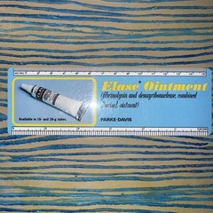 Elase Ruler 1960s Parke Davis Drug Rep Swag Pharmaceuticals Vtg Pharma Ad