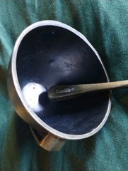 Vintage Brass Rx Graduate 1971 Mortar Pestle MEDICAL HISTORY coricidin INDUSTRY