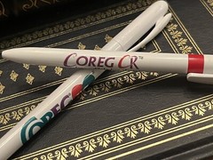Very Rare Coreg Bic Pharmaceutical Drug Rep Pens