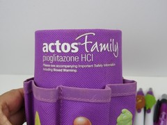 Actos LOT Character PENS, HOLDER CLIPS Drug Rep Pharmaceutical Promo Advertising