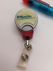 Plavix Pharma Drug Rep Ink PEN and Retractable Badge Holder (K33)