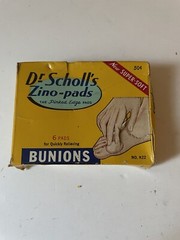 Vintage 1970s Dr Scholl’s Zino-Pads Bunions No. K22 Good Housekeeping USA