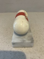 Perpetual Desk Calendar Vintage Medical Advertising Capsule Marble Base PD 362