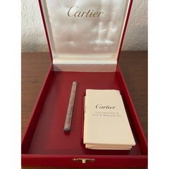 Must de Cartier Stainless Steel Pen, Pencil & Key NIB Box