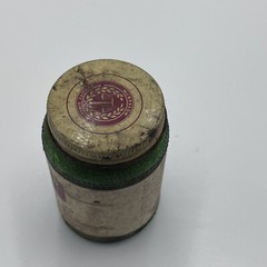 Vintage Apothecary Mckessons Mustard Powder jar with contents