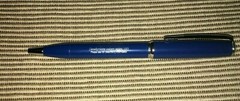 New Drug Rep Item Synthroid Blue Silver Metal Pen