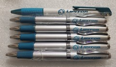 6 Working LIPITOR Pfizer Atorvastatin PHARMACEUTICAL DRUG REP Metal PENS