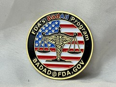FDA’s BadAd Program Challenge Coin Office Of Prescription Drug Promotion