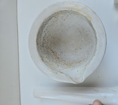 COORS Vintage Mortar & Pestle Porcelain Set School Science Lab 7″