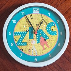 Ziac Pharmaceutical Drug Rep Promo 10″ Wall Clock Colorful Advertising- Works