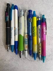 Nine Pharmaceutical Collectible Pen Lot Of 9 Pharma Drug Rep Lipitor prevacid