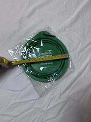 Credelio Quattro Pharmaceutical Collectible New Green Collapsible Water Pet Bowl