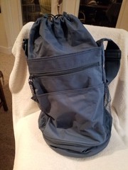 Pfizer Drug Rep RARE Blue Insulated Cooler Crossbody Tote Bag Beach Multipurpose