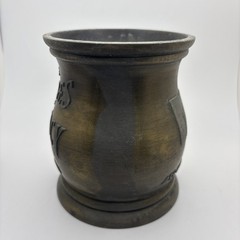 Vintage Schering Laboratories Brass Mortar & Pestle College Of Pharmacy 2001