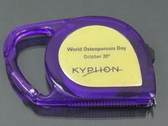 Translucent Purple Kyphon 10ft Tape Measure Drug Rep Pharmaceutical Promo