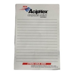 Vintage Aciphex Pharmaceutical Drug Rep Promo Advertising Post It Note Pad 4×6”