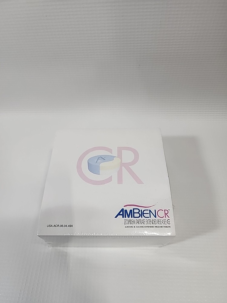 Ambien CR Pharma Drug Rep Promo Giveaway Notepad (10) pads 4″ Square NEW & RARE