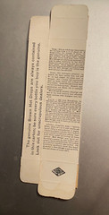 VTG Andrew’s Brown Hot Drops Medicine Advertising Box Brillion WI / Atteboro MA