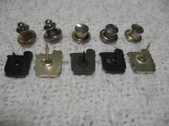 Vintage WALGREENS Years 1, 3, 5, 10, and 15 Employee Pharmacy Pins Lot of 5
