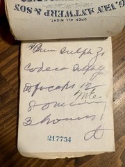 Antique prescriptions April 1900: Chloroform, Codeine, Wine, Lithium etc.
