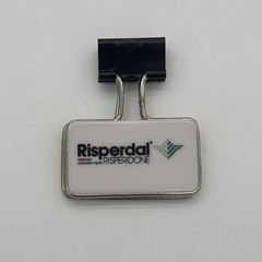 Risperdal Consta Binder Clip Paper Clip Drug Rep Pharma Limited Collectible