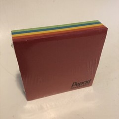 Rainbow Colors Post It Paper Sticky Note Pad Vintage Pepcid Drug Advertising