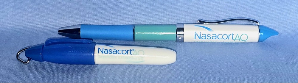 Nasacort AQ Heavy METAL Pharmaceutical PEN Stylus DRUG Rep Mini Sharpie Marker