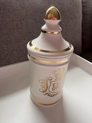 VTG Pharmacy Apothecary EXT OPii (opium extract)Canister Jar Cream & Gold Owens