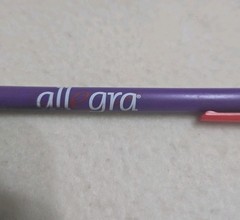Allegra Ink Click Pen Drug Rep Pharmaceutical Promo Advertising Purple & Red