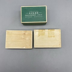 (x3) VTG Pharmacists RX Pill Box Drug Cardboard Osler Prescription Shop OKC