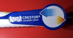 Crestor Plastic PEN Drug Rep Pharmaceutical Promo Medical Advertising Black Ink