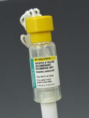 Rare Hepatitis Vaccine Lanyard PEN Vial Shaped Cap Drug Rep Pharmaceutical Promo