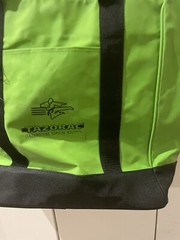 Tazaracl Drug Rep Pharma Merch Large waterproof Tote Bag Green