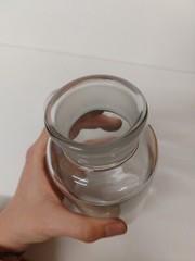 Antique Glass Pharmacy Chemist Apothecary Science Bottle With Stopper