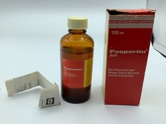 VINTAGE 1970s KALI- CHEMIE PHARMA GMBH PASPERTIN BOTTLE Drug Rep Collectible