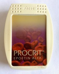HTF PROCRIT Refrigerator Magnet Clip Drug Rep Pharmaceutical Ad Promo RX Medical