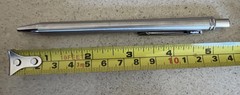 Vintage Rare Pharma Drug Rep Promo Norvasc Pen SILVER Metal Pen